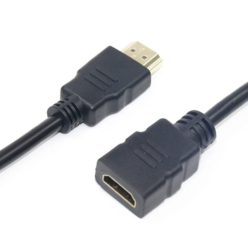 Adaptador de Cable de extensión compatible con HDMI, Cable extensor HDMI macho a hembra de 3m, 2m, 1m, 1080P para TV HD, LCD, portátil, proyector PS3