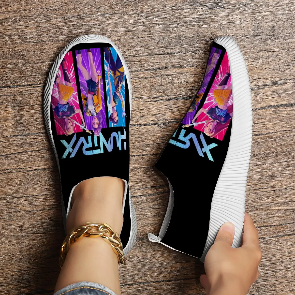 

Shoes Women Trix Anime Characters Slip-On Running Sneakers Tennis Walking Gym Shoes Gifts for Mom Sneakers Women