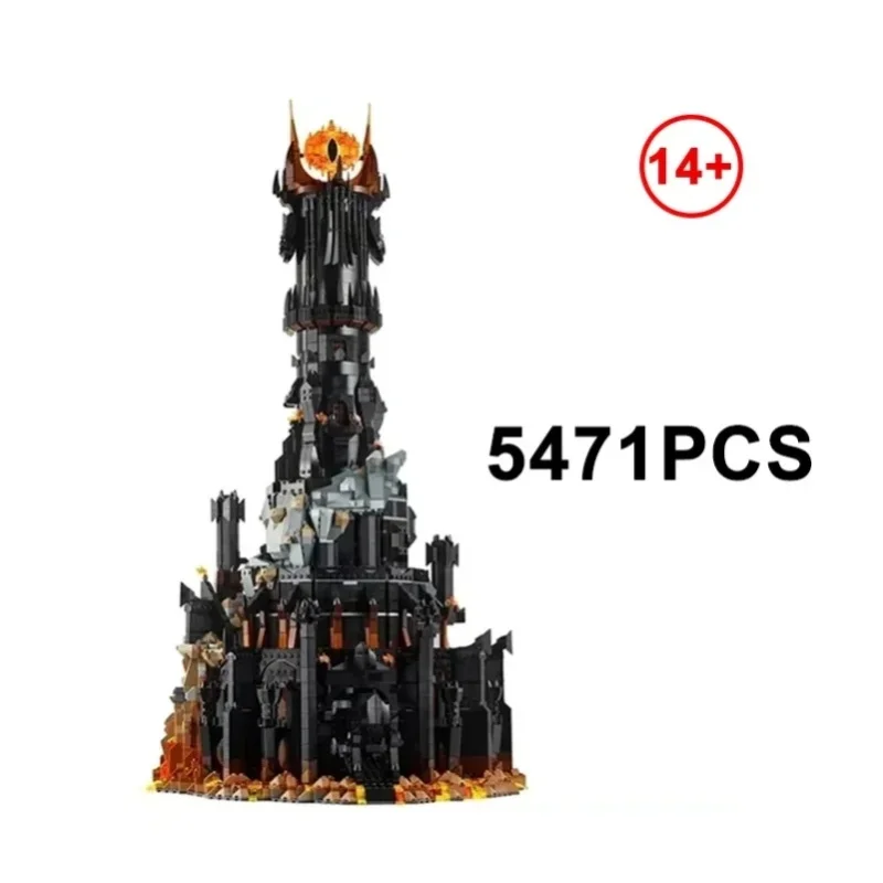 5471 Teile Schwarzes Schloss Modellbausatz Spielzeug DIY Klassische Filme Konstruktions-Bausteine Spielzeug für Erwachsene Kinder Geburtstagsgeschenke
