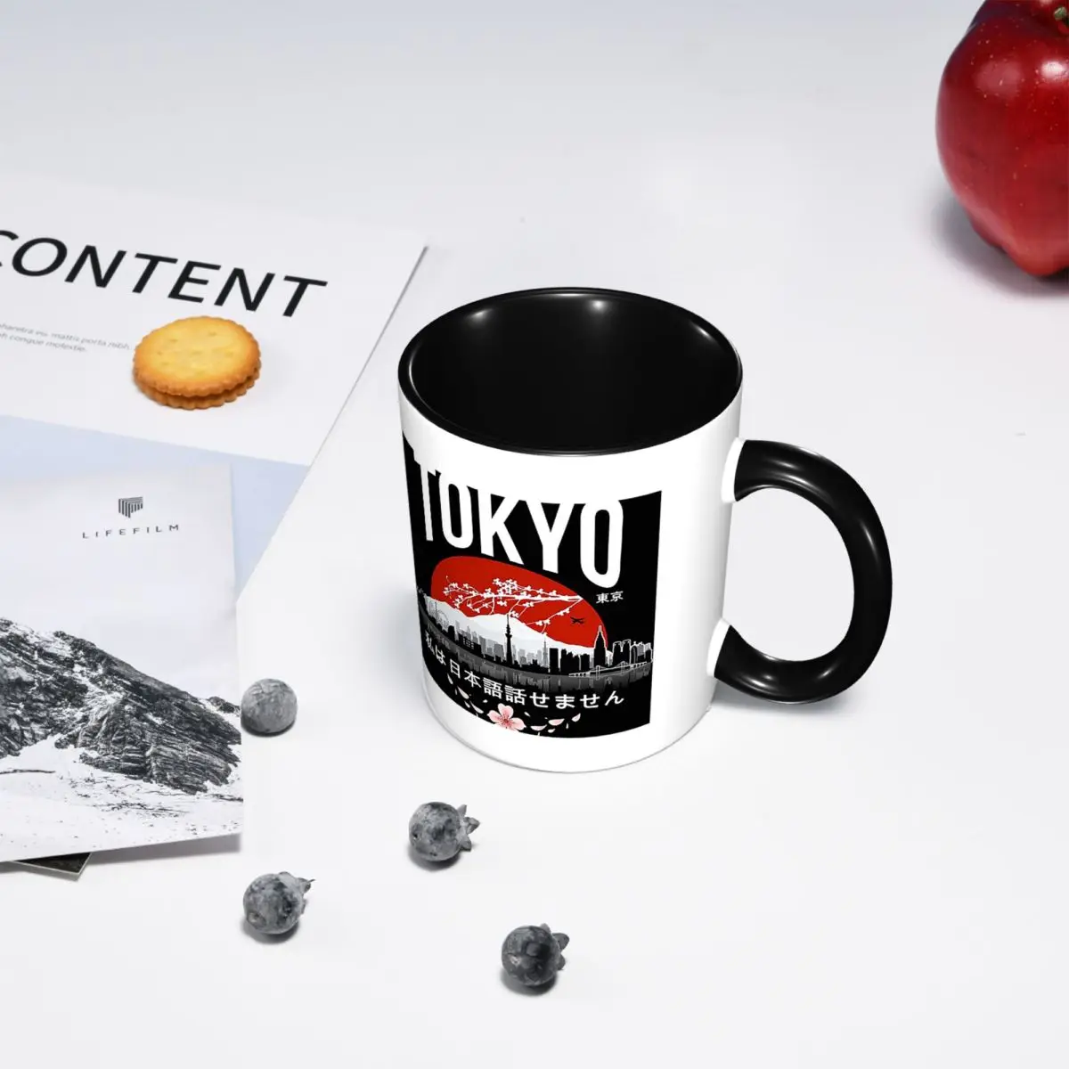 Tokyo - I Don't Speak Japanese White Version Mug Funny Ceramic Coffee Cups Tea Mugs Milk Cup Drinkware Gift for Woman Man