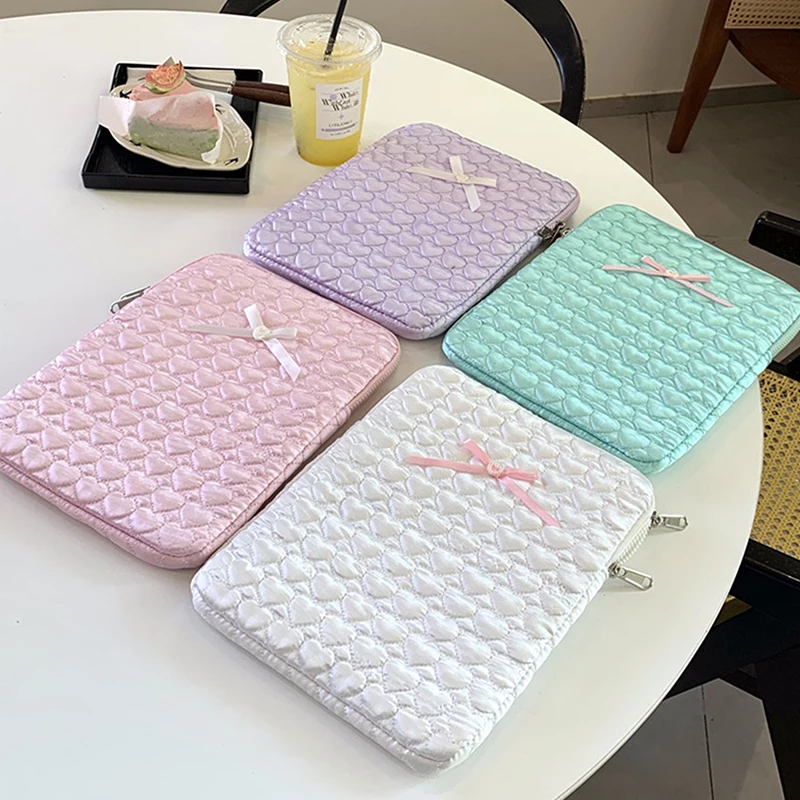 Ins Heart Laptop Sleeve 11 13.6 14 15.6 Inch Notebook Portable Carry Case For Macbook Air 13 M1 M2 Pro 13.3 14 16 M3 Ipad Asus