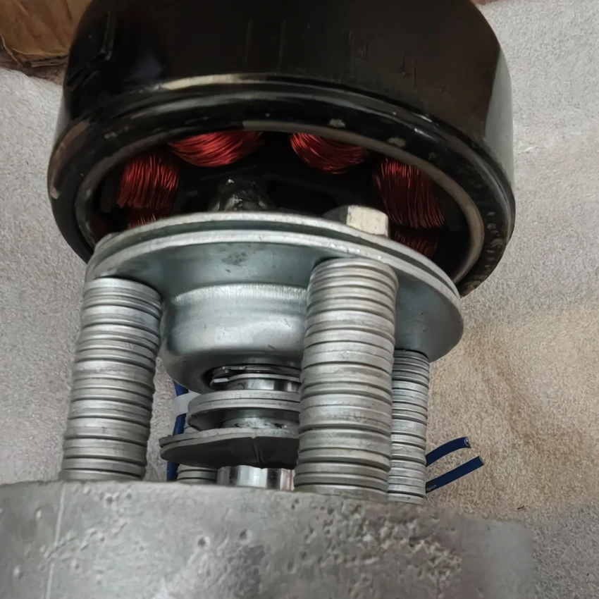400W Micro turbine hydroelectric generator 220v pure copper coil aluminum alloy water force generator for outdoor lighting ect.