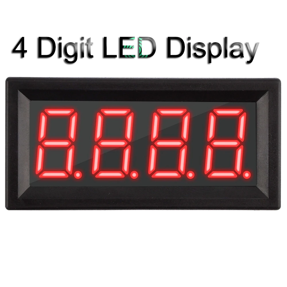 4 Digit 7 Segment LED Display Module RS485 0.56 LED Display ASCII Modbus Display Panel PLC Communication MODBUS