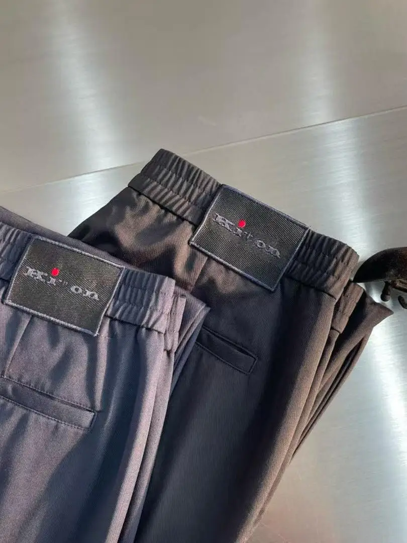 

Kiton мужские повседневные брюки Faion Busin, весна-лето, новые дышащие цветные длинные брюки, простые городские брюки
