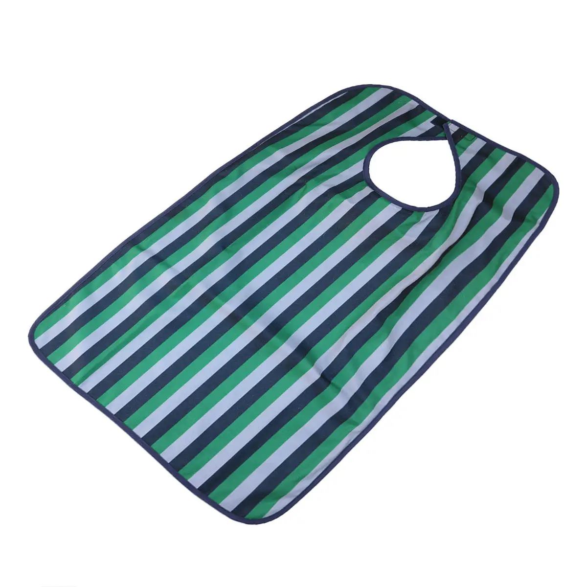 1Pcs Adult Waterproof Bib Large Green Mealtime Clothing Protector Washable Apron Adjustable Neck Tape Aid Apron for Disabled