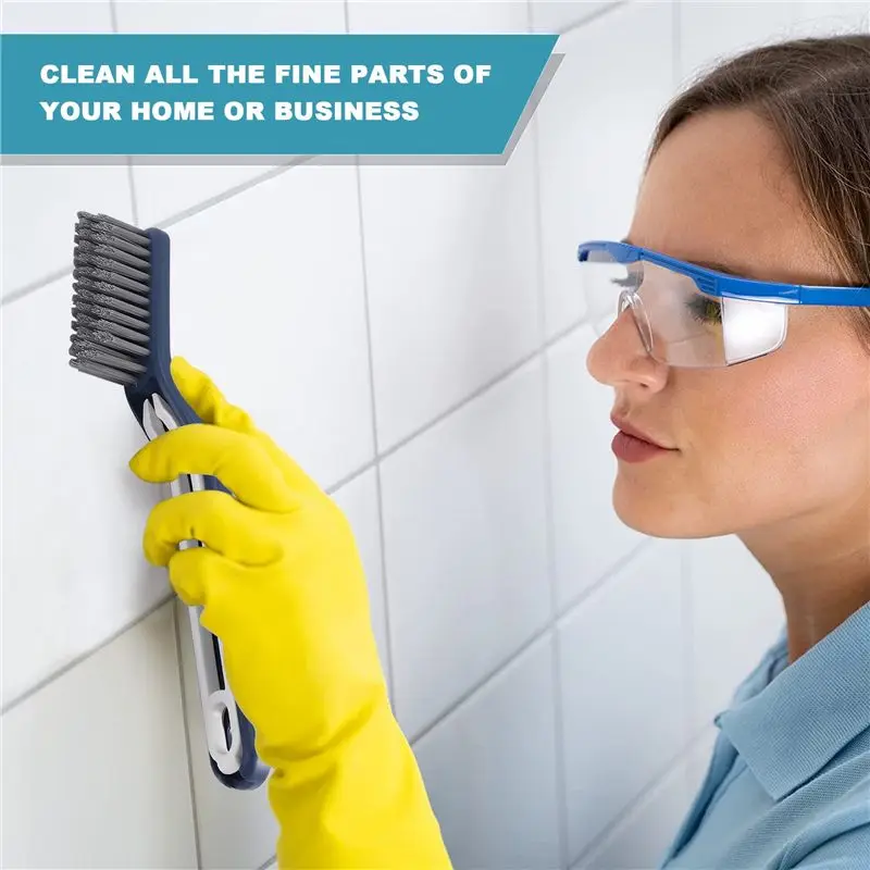 

Multifunctional Floor Seam Brush, 2-In-1 Cleaning Brush, Floor Seam Brush, Cleaning Brush For Bathroom Space With Clip Top-Rated
