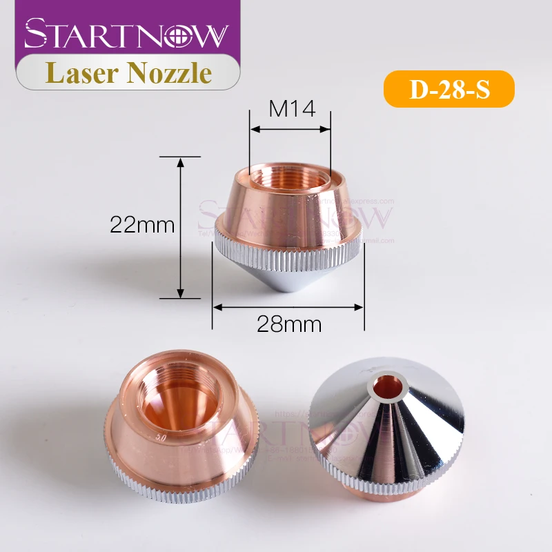 Startnow Laserdüsenanschluss Kupfer Q90 Kaliber 4.0 Faseroptischer Schneidemaschinenkopf Ersatzteile Ausrüstungszubehör