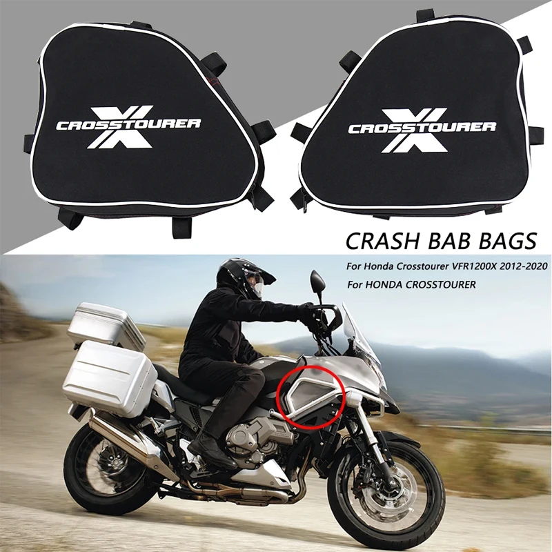 

Motorcycle Frame Crash Bars Waterproof Original Bumper Repair Tool Placement Bag For Honda VFR1200X Crosstourer 12 - 20