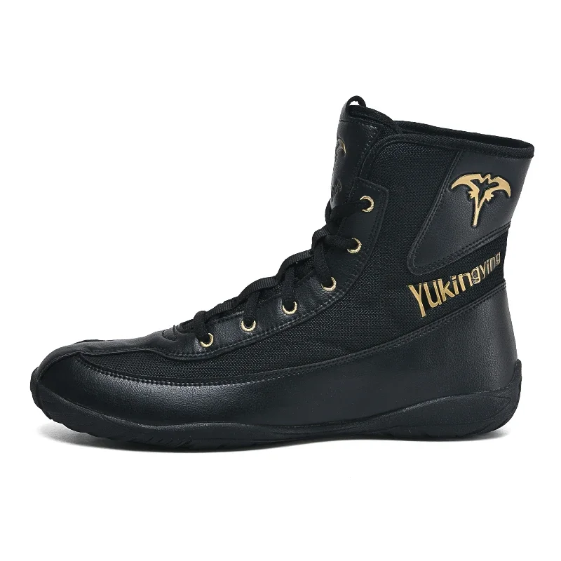 Popular Boxing Shoe Men Black White Weight Lifting training Big Boy Designer Sport Shoe Women Top Quality Wrestling Boots Unisex