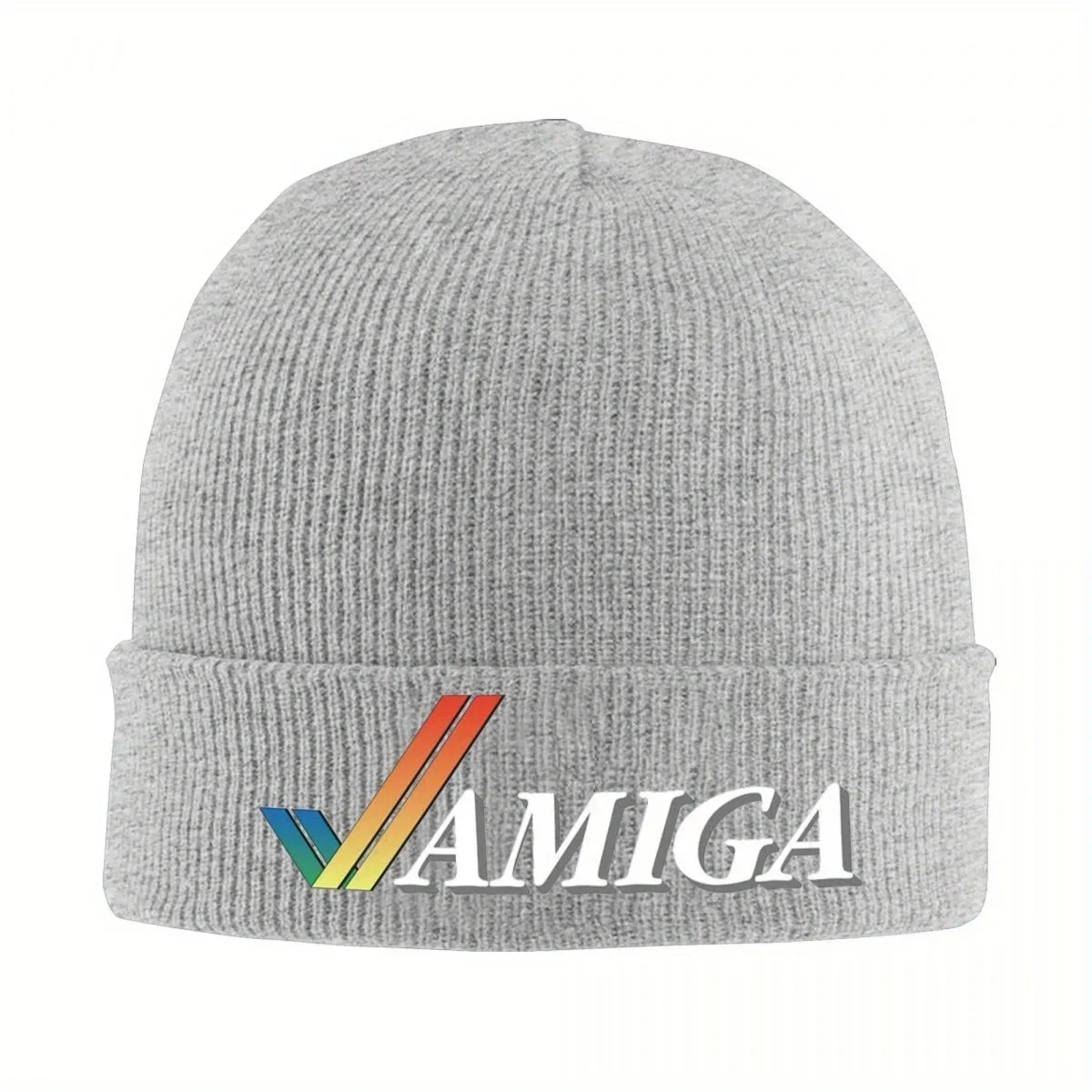2026 New New Amiga Beanie Hats Commodore Bonnet Hats Adult Unisex Y2K Cool Hippie Skullies Beanies Autumn Printed Elastic Caps