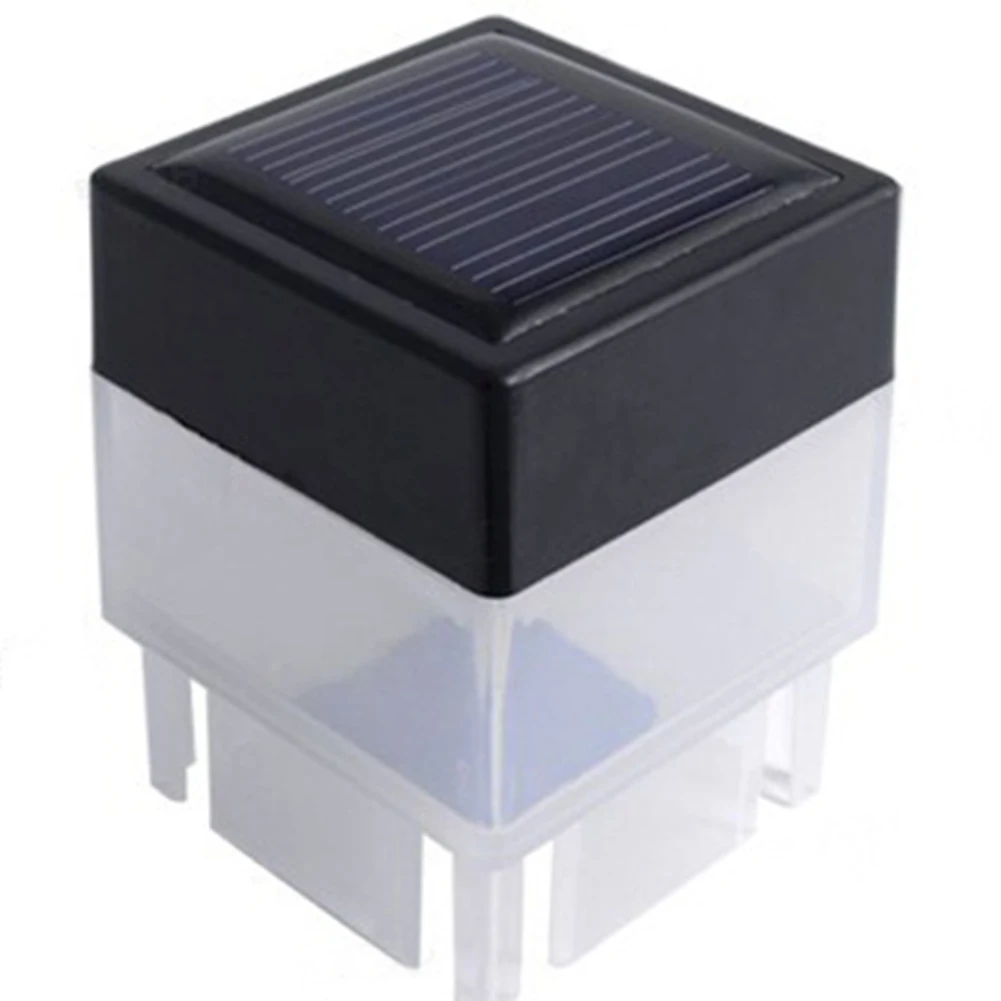 Solar Post Lamp Square Walkway Light Outdoor Patio Light Lawn Fence Landscape Lights Led Post Lamps For Gardens Corridors Villas