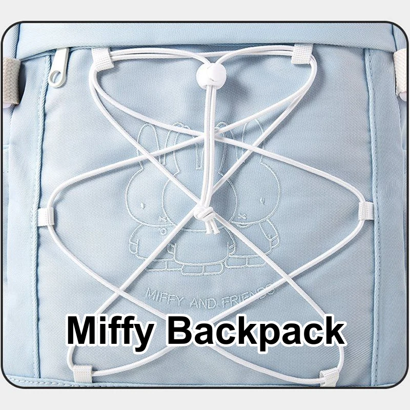 

Miffy Large Capacity Minimalist Backpack Versatile School/Travel Backpack for Women Lightweight Stylish for Students & Daily Use