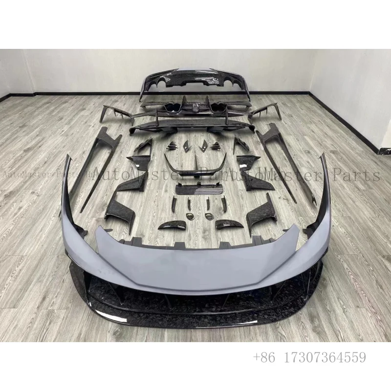 

Suitable for Ferrari F8 Upgrade and Modification MSY Model Forged Carbon Fiber Large Surround Full Car Kit Bumper Deflector