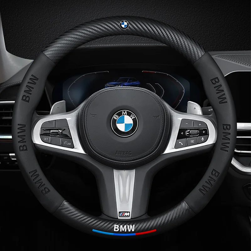 

Car Steering Wheel Cover For BMW E39 E46 E90 E30 E36 E60 G20 E87 E91 E92 F30 F34 F20 F21 F22 F07 F10 F11 X1 X2 X3 X4 X5 X6 E53