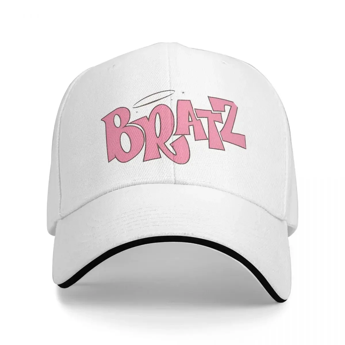 Bratz Logo Baseball Cap Hip Hop Doll Cartoon Sandwich Hat Unisex Style Adjustable Dad Hat Outdoor