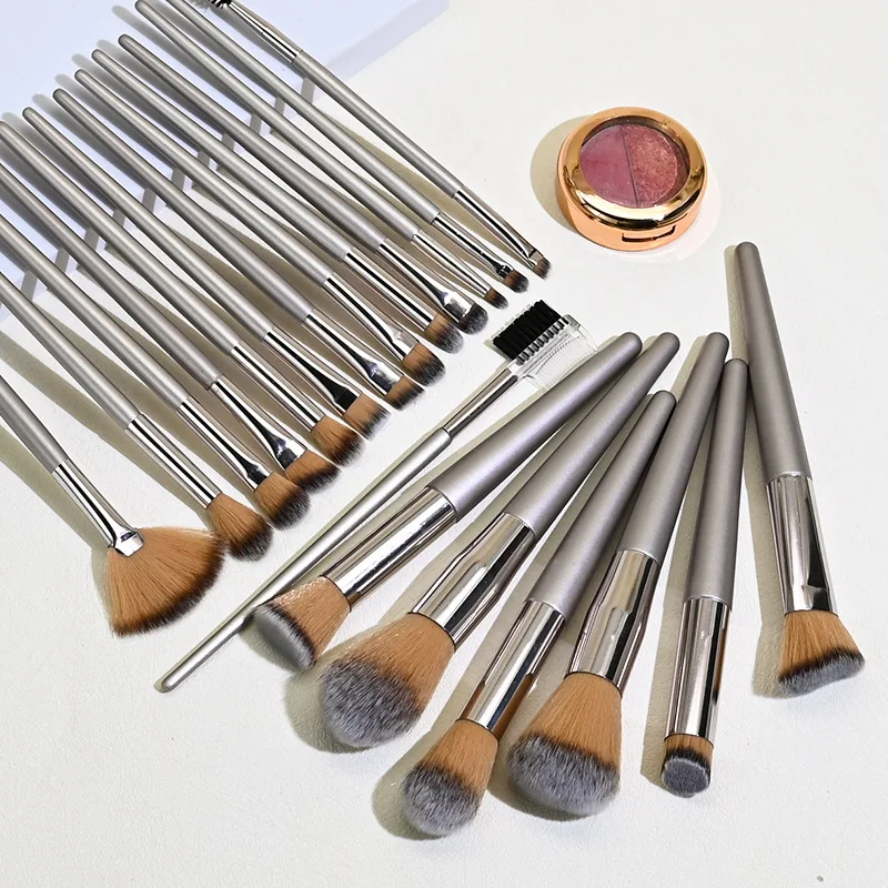 20Champagne Color Makeup Brush Set Full Set Eyeshadow Brush Loose Powder Brush Beauty Tools