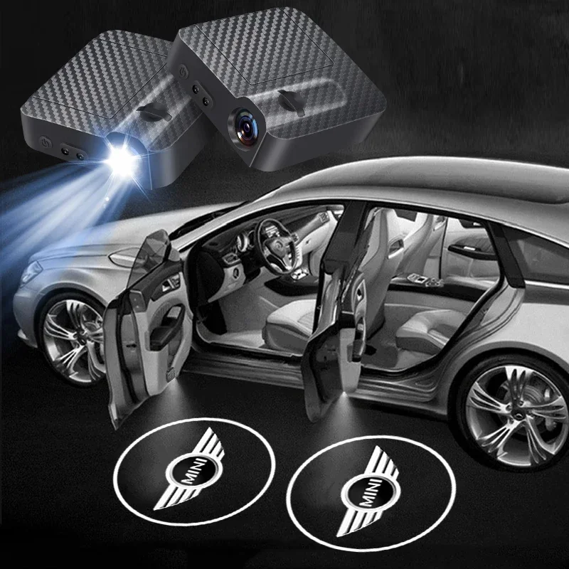 

1/2Pcs Car Door Welcome Light Led HD Laser Projector Lamp For Mini Cooper JCW Works F54 F55 F56 F57 F60 R50 R52 R53 R55 R56 R57