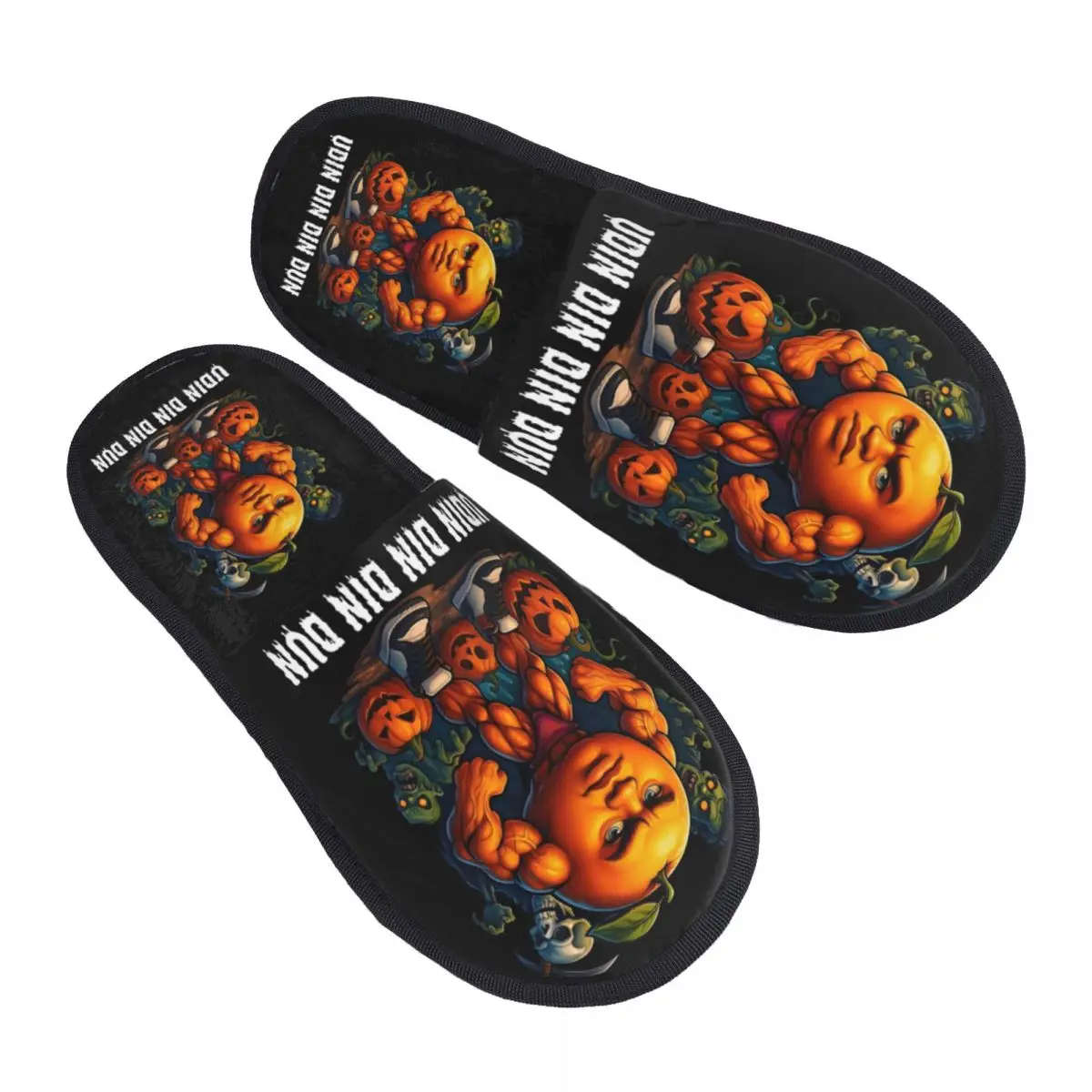 

Custom Italian Brainrot Comfort Scuff Memory Foam Slippers Women Animals Cartoon Bedroom House Shoes