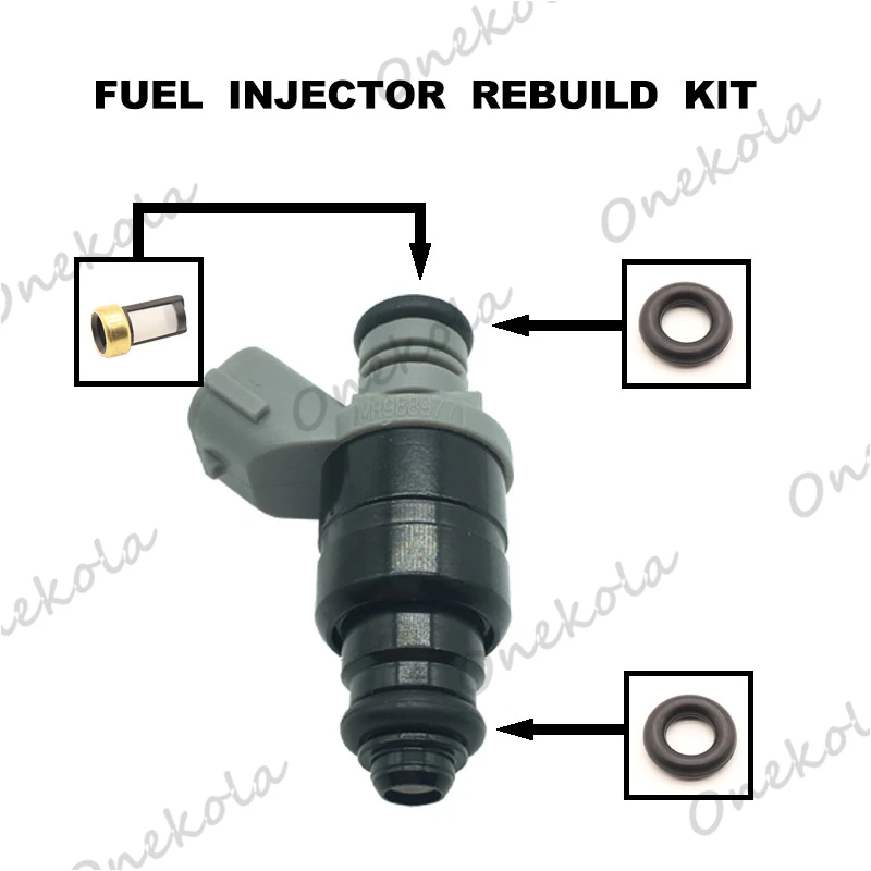 

Fuel Injector repair kit Orings Filters for MR988977 Fits Mitsubishi Colt 1.3L Smart Forfour 04-08