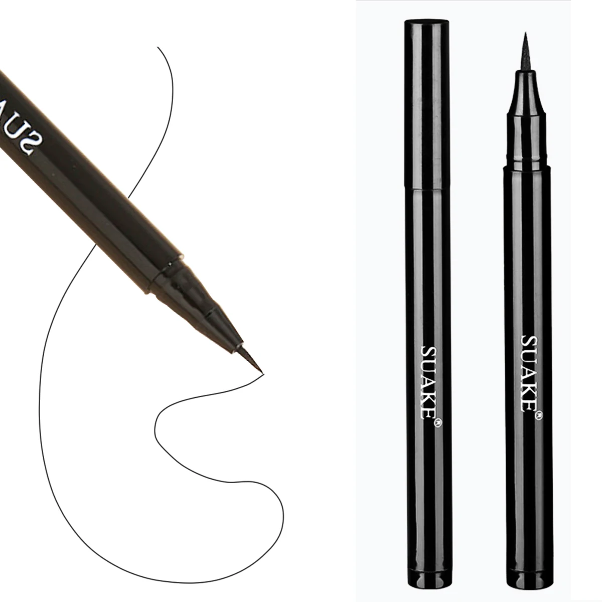 ปากกาอายไลเนอร์ชนิดน้ํา Ultra Fine Ultra Fine Tip การใช้งานที่แม่นยํา ติดทนนานโดยไม่ต้อง Tingling ใช้งานง่าย เหมาะสําหรับผู้เริ่มต้น