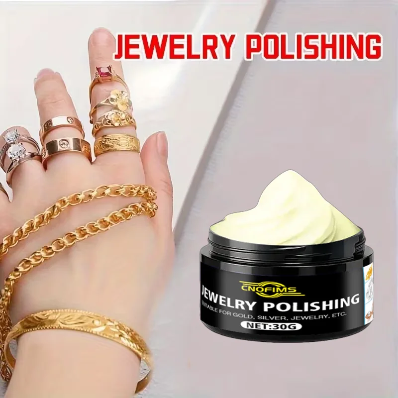 

Fasilawei Jewelry Care Polishing Cream: Eliminates Oxidation/Tarnish, Restores Luster to Gold/Silver Rings/Bracelets