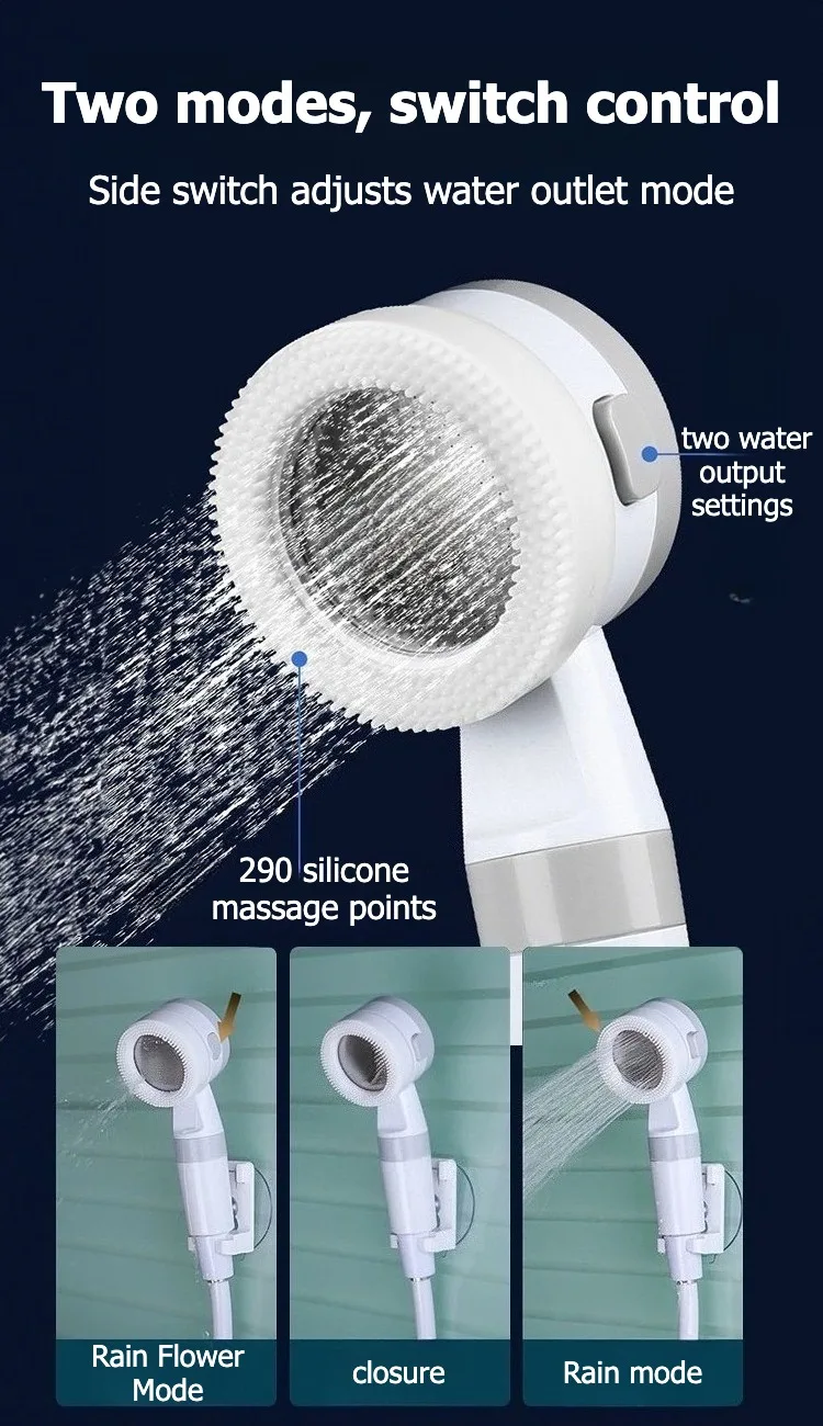 Kein Strombedarf, tragbare Campingdusche, Outdoor-Campingduschpumpe, wiederaufladbare elektrische Duschpumpe mit intelligentem Digitaldisplay – Detail 9