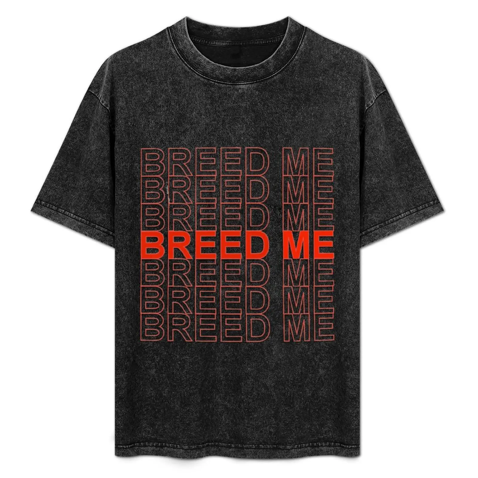 Breed me in Red T-Shirt Outdoor Sports Short Sleeve Top