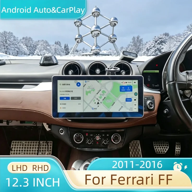 CarPlay Android14 Auto Car Radio 12.3