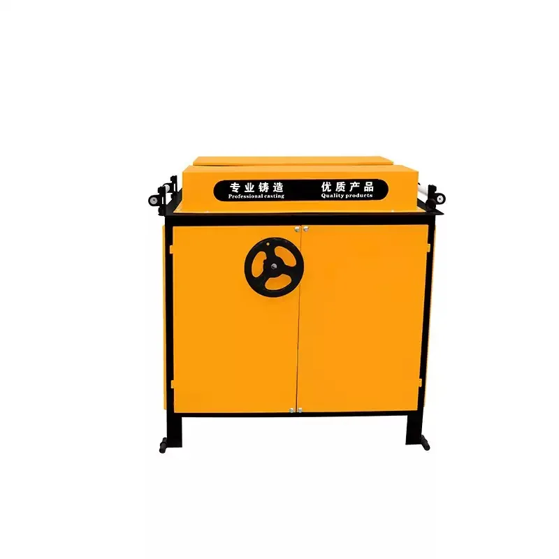 Industrial Electric Platform Rebar Rust Remover For Steel Plate Pipe Angle Iron Surface Rust Cleaning And Polishing Equipment