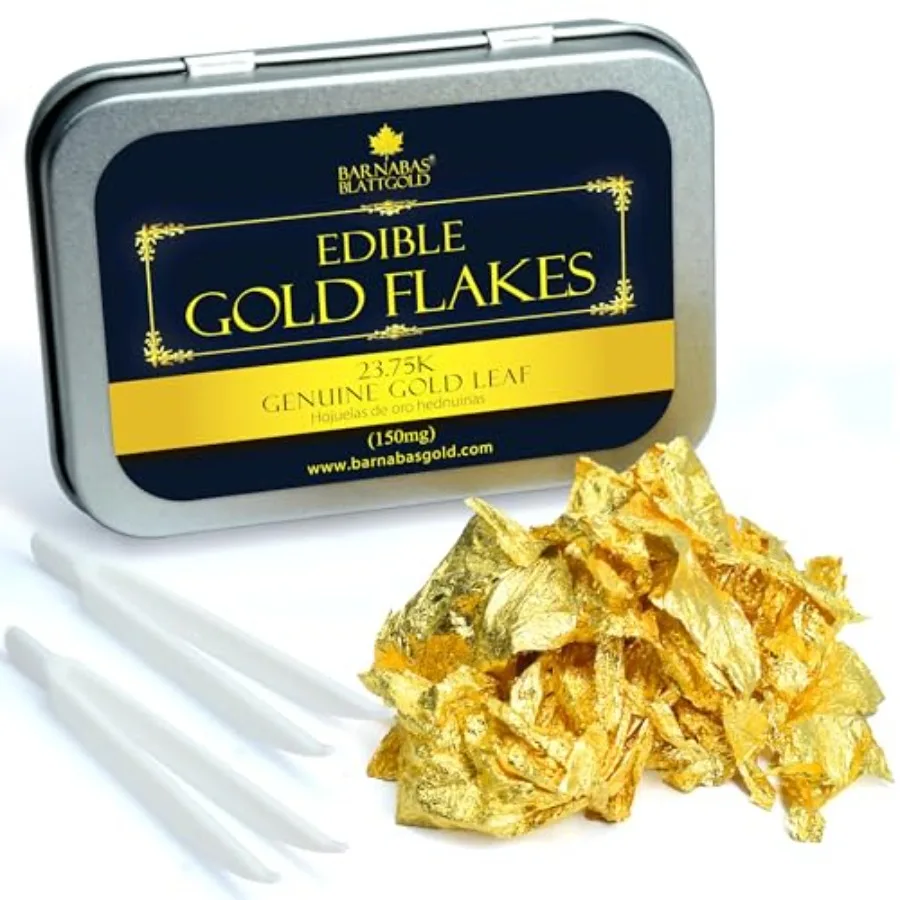 

Декоративные листы Barnabas Edible 4K для украшения тортов и капкейков, 0,5 дюйма, для интерлейфинга.