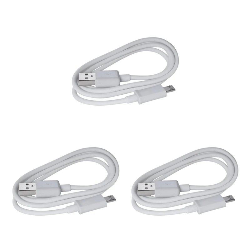 3X Replacement USB Cable For Kindle, Kindle Touch, Kindle Fire, Kindle Keyboard, Kindle DX White