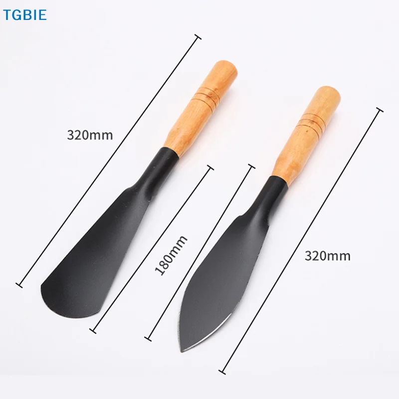 【T】Multifunctional Garden Tool Shovel Dig Wild Vegetables Drive Sea Plant Flowers Shovel Soil Thickening Iron Hoe Weeding Shovel