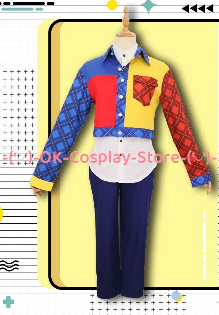 Division Rap Battle Cosplay DRB Fling Posse Amemura Ramuda Cosplay Costume Halloween Uniforms Fancy Top Coat Pants Custom Made