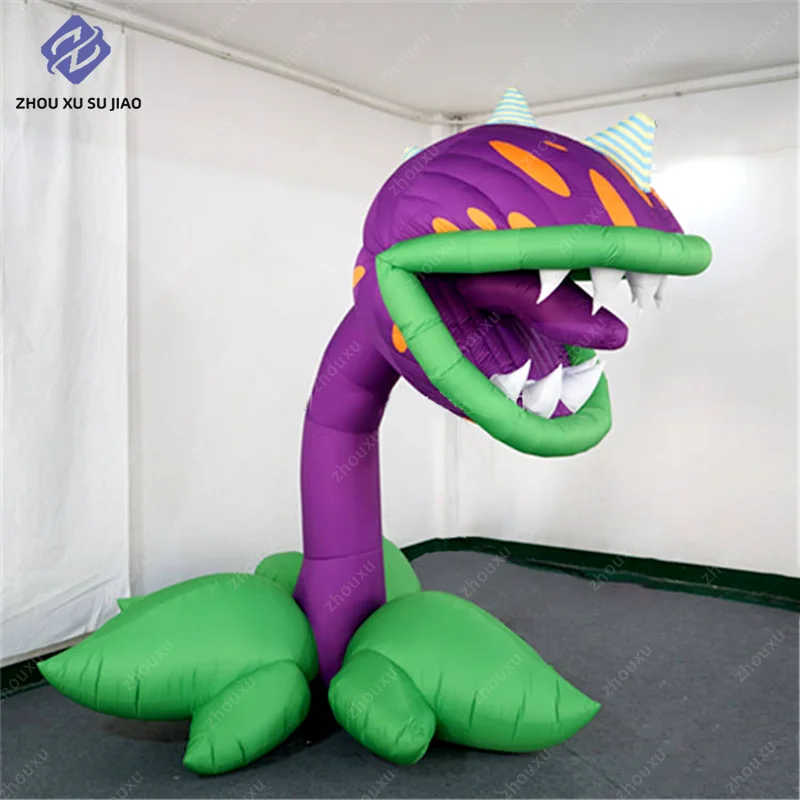 

Inflatable Plant Inflatable Carnivorous Plant Model Realistic Terrifying Man-eating Flower for Themed Events Decoration