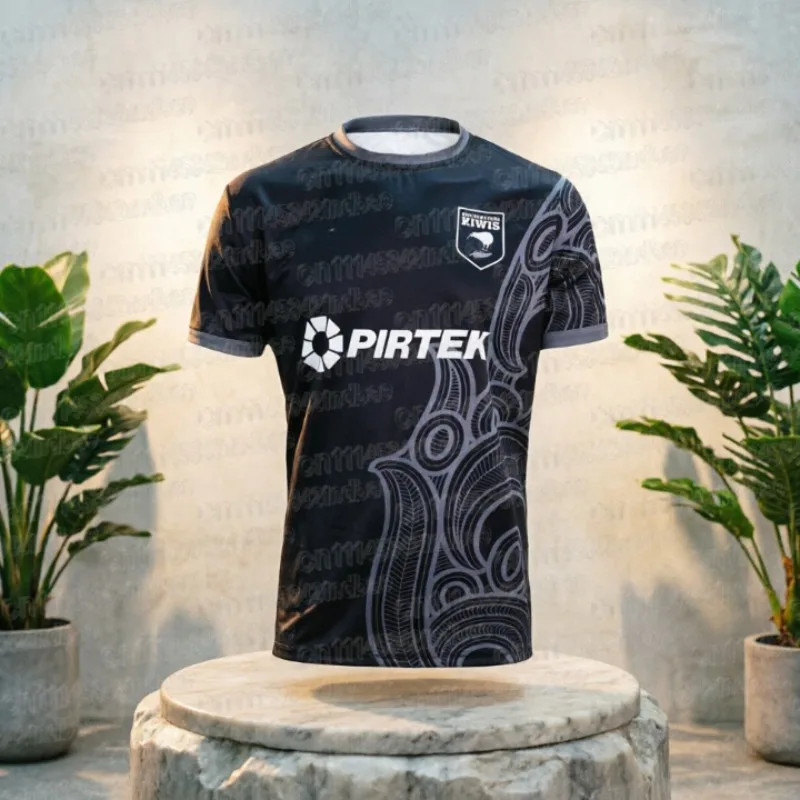 2026 New Zealand Kiwis Home Away TRAINING Rugby Jersey 2026 KIWI HOME JERSEY FamilyMatching Tees Breathable Comfortable Soft