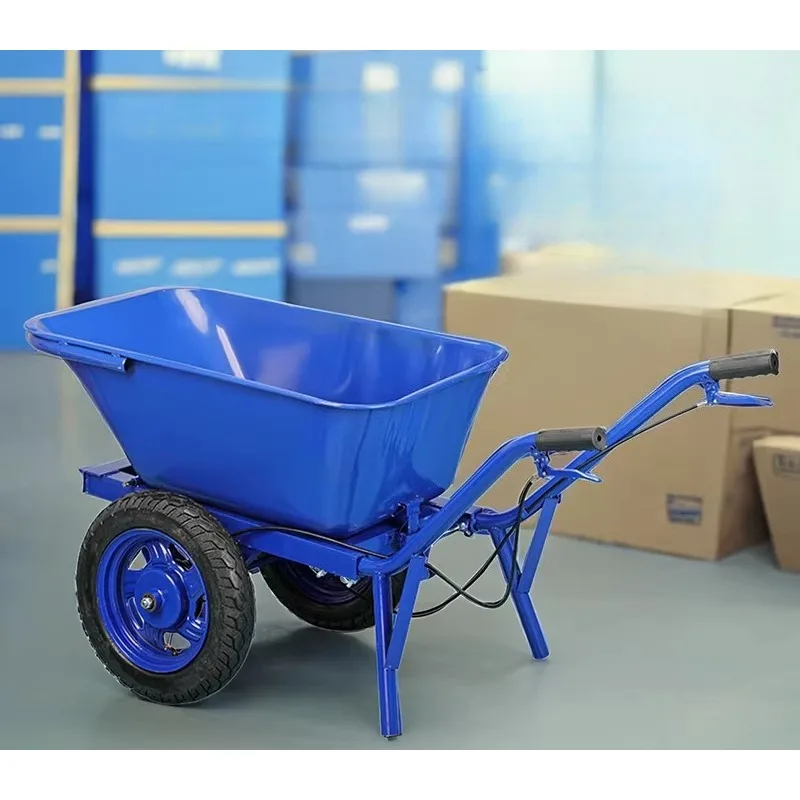 

Thickened dump truck double wheel unicycle trolley agricultural construction site feed garden sand soil fertilizer