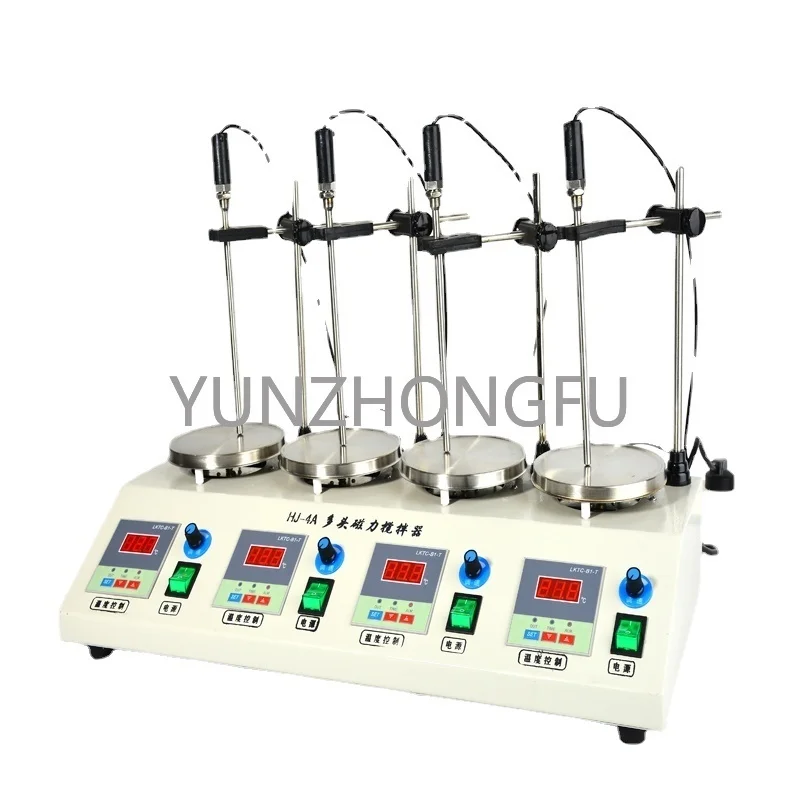 HJ-2A/4A/6AB Laboratory Digital Display Two Double Four Six Multi head Mixer Magnetic Heating Mixer