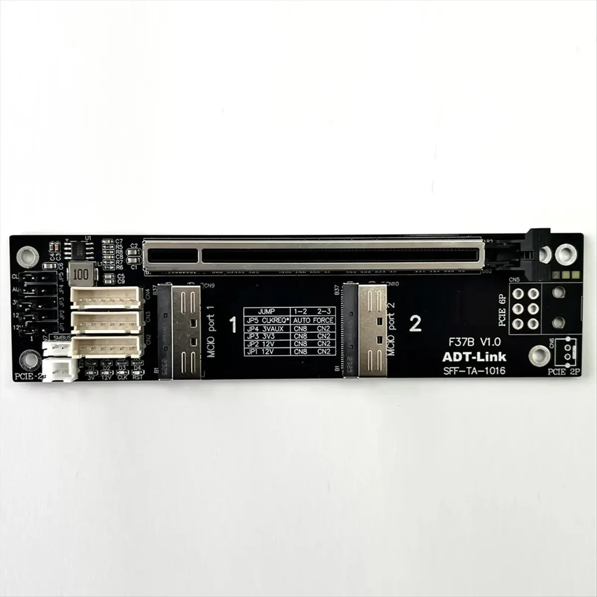 VivaSPCIe 4.0 X16 MCIO Graphics Card Split Extension Cable GEN4 Dual Split Into X8x8 Bifurcation Adapter Card
