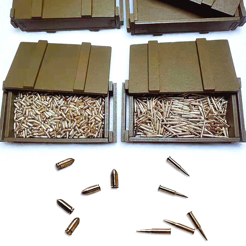 

6 Points Soldier Doll Ammo Box 1:6 Scale 98K Bullets 7.92*57 Mauser Rifle Model 5pcs Fit 12" Male Action Figure Collection