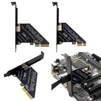 PCIe To SFF 8611&8612 Adapter Card PCIe 4.0X4/X1 To Oculink Adapter PCIe OCuLink SFF-8612 Adapter Card for  Os/Windows/Linux