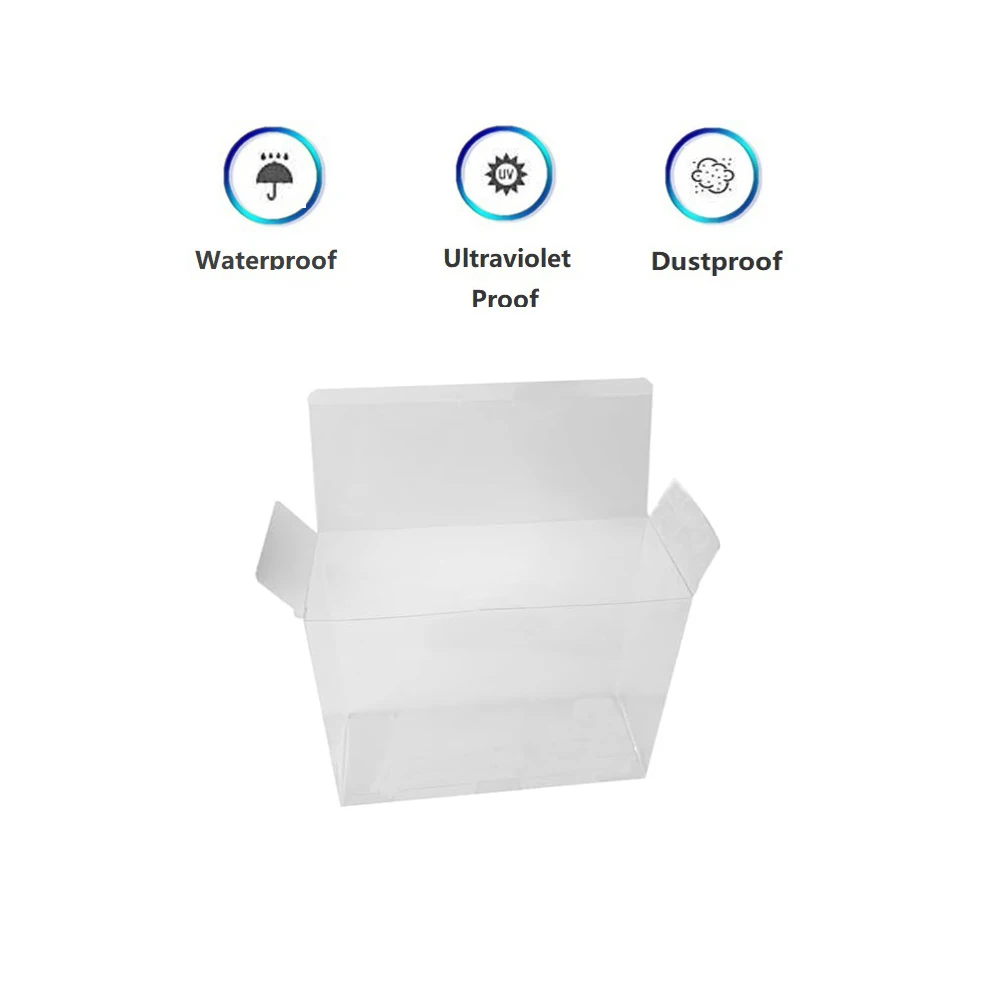 RUITROLIKER Caixa Protetor Capa de proteção transparente, compatível com 2 pacotes Yourself Series Box 5 PCS