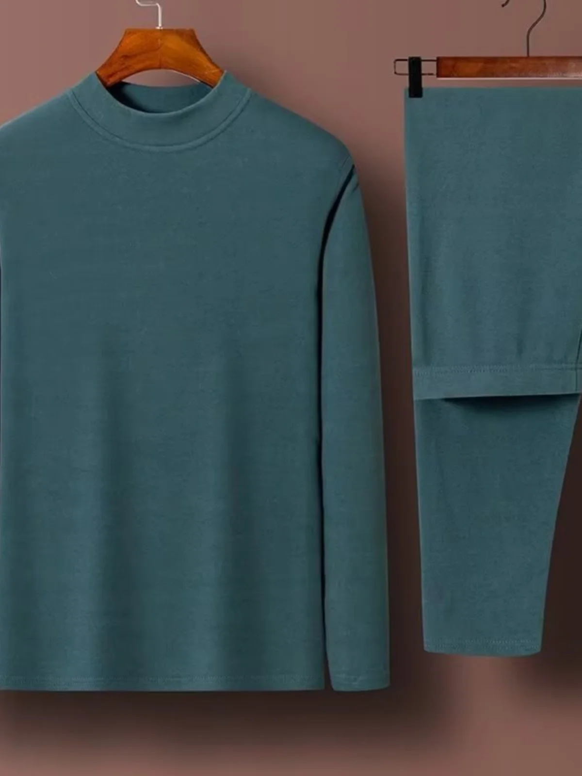 

Thermal Double-Sided Fce Men's Underwear Set Base Layer Autumn Clothes Stand Fit Faion Urban Sle Long Length ...