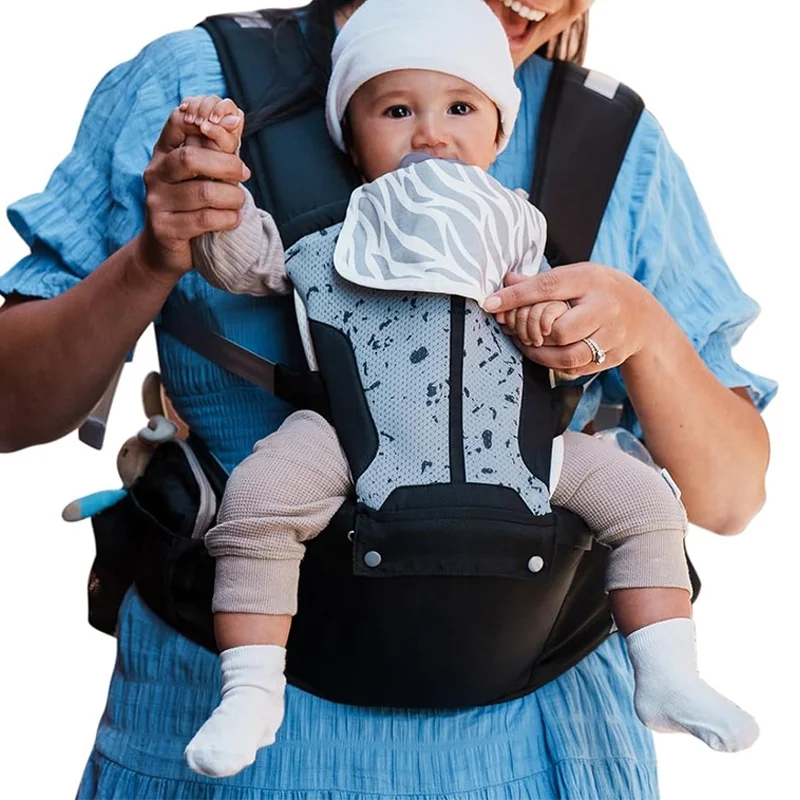 

6 in 1 newborn toddler infant adjustable washable ergonomic baby holder carrier with hip seat