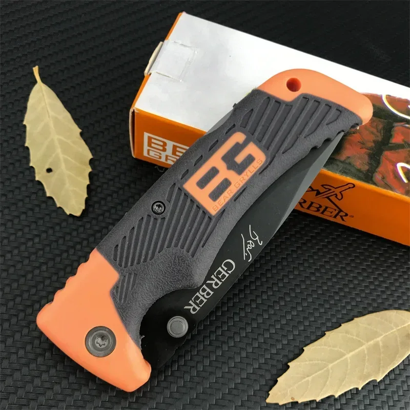 Fixed Blade Straight Knife Knife 8Cr13Mov Blade Rubber Handle High Quality Multi-tool Durable Camping Outdoor Tactical Hand Tool