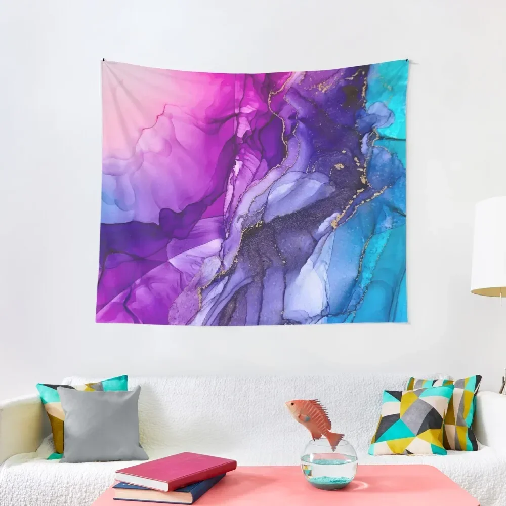 

Abstract Vibrant Rainbow Ombre Tapestry Home Decorations Aesthetic Decor Home Tapestry