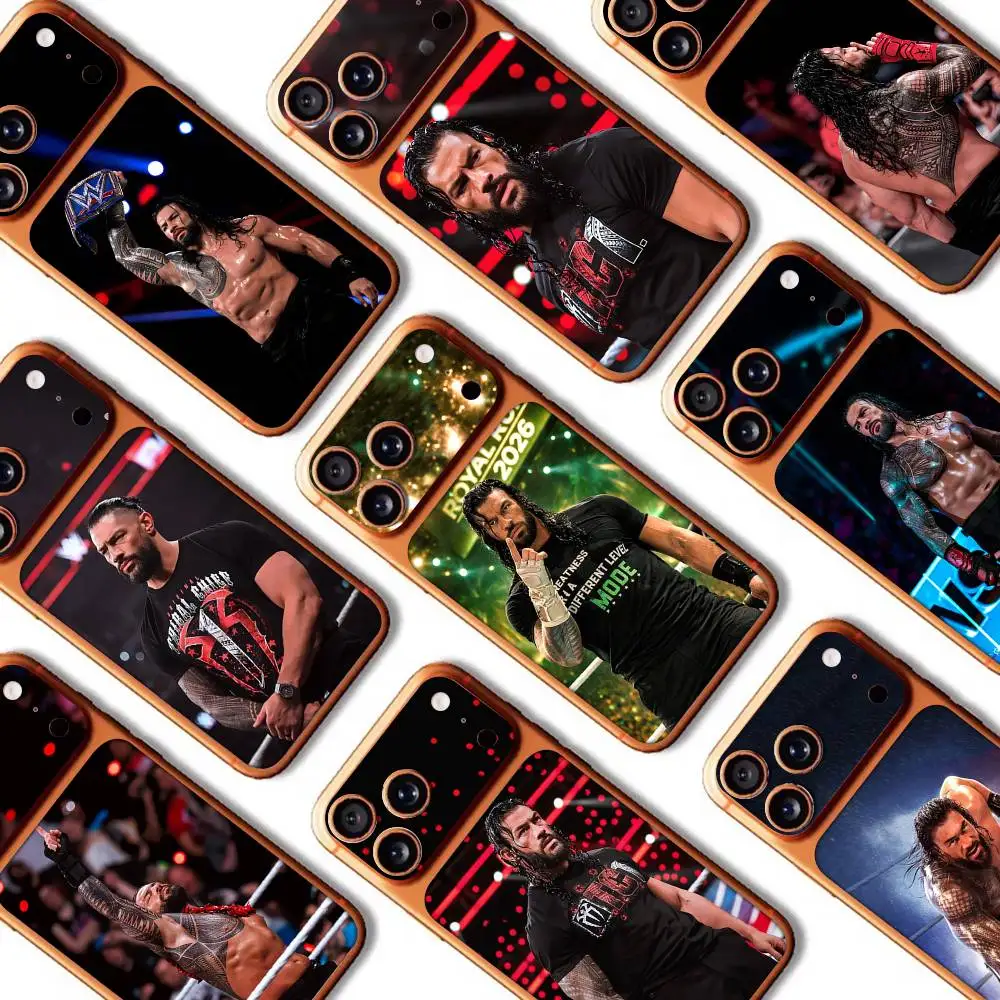 Vinilo Adhesivo de Roman Reigns para iPhone 17 Pro/17 Pro Max, Protector Trasero para Teléfono, Película Protectora de Pantalla Completa