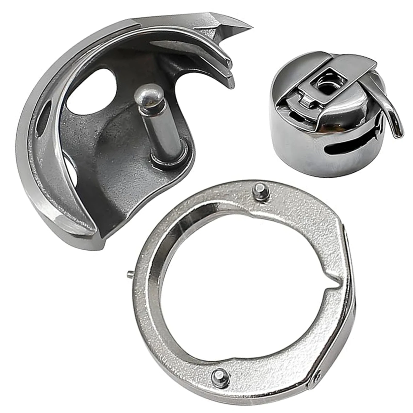 Conjunto de 3 Peças: Gancho e Peças de Reposição para Caixa de Bobina, Acessórios para Máquinas de Costura Zigzag Kenmore Séries 148 e 158 de Carregamento Frontal
