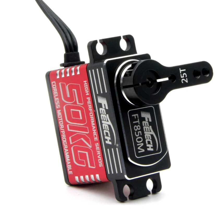 Feetech 55kg Waterproof Servo IP66 Magnetic Sensor High Torque Coreless Digital Servo for 1/8 1/10 RC Cars/Underwater Boat Robot