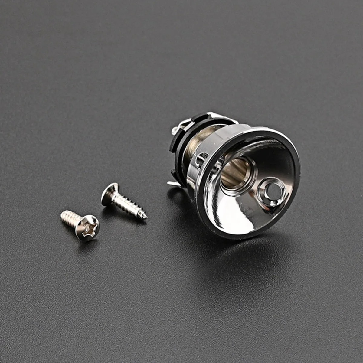 AA87C 6,35mm 1/4 pulgadas conector de guitarra toma de salida estéreo para piezas de guitarra eléctrica Telecaster