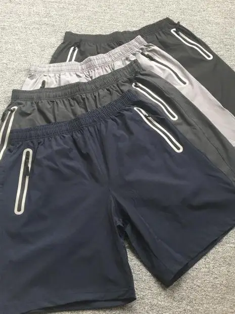 

Men's Summer Thin Qui Dry Breathable Sports Glued Zipper Reflective orts Fitn Running orts Spor Straight Leg Casua...